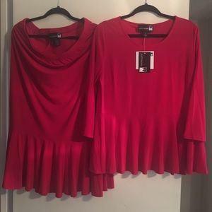 NWT Antthony 2-Piece RED Knit Skirt Set